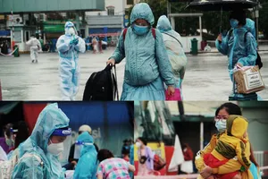 Video: Quảng Ngãi đón 100 bà bầu ở TP.HCM, Bình Dương và Đồng Nai về quê 