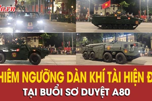 Mãn nhãn với dàn khí tài hiện đại trình diễn trong buổi sơ duyệt A80