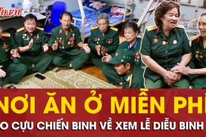 Bên trong ngôi nhà ấm áp của nhiều cựu chiến binh khi đến Hà Nội xem Lễ diễu binh 2-9 