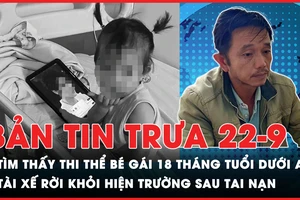 Bản tin trưa 22-9: Tìm thấy t.h.i t.h.ể bé gái 18 tháng tuổi dưới ao; Bắt giữ tài xế rời khỏi hiện trường sau khi tai nạn