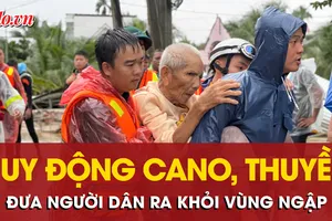 Bộ Chỉ huy Quân sự tỉnh Khánh Hòa ngày đêm ứng cứu, di dời dân khỏi vùng lũ