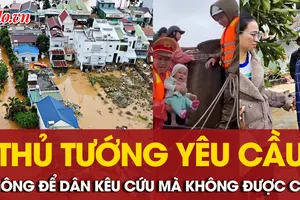 Thủ tướng: Tuyệt đối không để người dân bị cô lập, chậm được cứu hộ