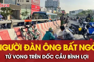Người đàn ông 68 tuổi tử vong khi đạp xe tập thể dục trên dốc cầu Bình Lợi