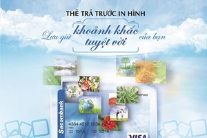 Sacombank phát hành thẻ visa in hình