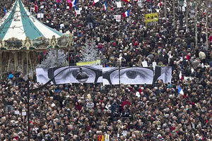 Tuần hành hậu 'thảm sát Charlie Hebdo': Rầm rộ như giải phóng Paris