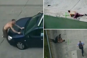 Clip: Chưa kịp cướp xe đã bị tông trọng thương