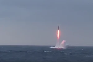 Nga phóng thành công tên lửa xuyên lục địa Sineva từ tàu ngầm