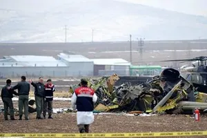 Trực thăng quân sự Thổ Nhĩ Kỳ rơi, 7 người thiệt mạng