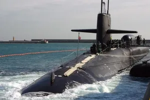 Tàu ngầm hạt nhân Mỹ mang tên lửa đến Hàn Quốc