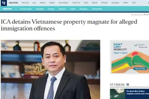Singapore xác nhận đang tạm giữ ông 'Phan Van Anh Vu'