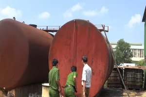 Đường dây sản xuất hơn 300.000 lít dầu DO giả ở Quảng Ngãi