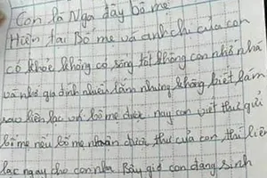 Cô gái viết thư nói ở Trung Quốc sau 6 năm biệt tích