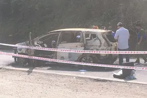 Thông tin mới vụ cháy ô tô 2 người tử vong