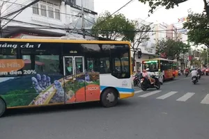 Tạm dừng các tuyến xe buýt Đà Nẵng - Quảng Nam