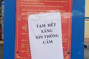 Nhiều cây xăng ở Quảng Nam đột ngột báo hết xăng