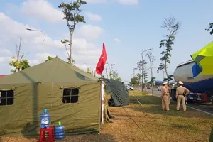 Tỉnh Quảng Nam thành lập bốn chốt phòng chống dịch COVID-19. Ảnh: THANH NHẬT