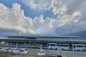 Quảng Nam đề nghị tạm giảm tối đa hoặc dừng các chuyến bay đi - đến sân bay Chu Lai. Ảnh: TN