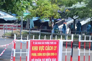 Quảng Nam quyết định phong toả một phần khu vực chợ Tam Kỳ và chợ Vườn Lài. Ảnh: TN