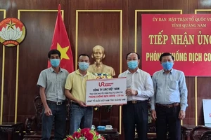 Công ty URC hỗ trợ Miền Trung chống dịch