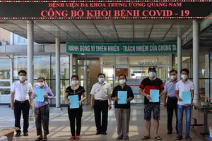Thêm 19 bệnh nhân nhiễm COVID-19 ở Quảng Nam xuất viện