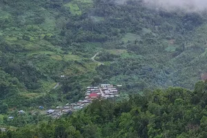 Một xã vùng cao huyện Phước Sơn. Ảnh: TN