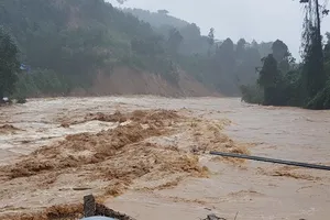 Mưa cả ngày, Trà Leng có lũ, thuỷ điện xả lưu lượng lớn
