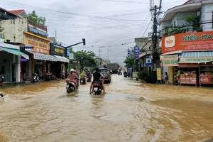 Thuỷ điện xả lũ, nhiều nơi ở Quảng Nam ngập sâu