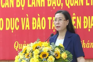 Bí thư Quảng Ngãi đối thoại với ngành giáo dục