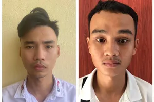 Công an TP Tam Kỳ khởi tố hai người trong nhóm. Ảnh: CA