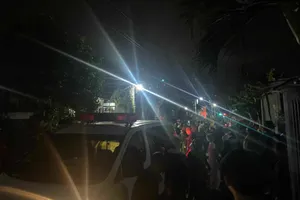 Cháy nhà trong đêm làm một người tử vong. Ảnh: CTV