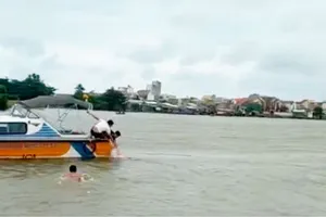 Hai nữ sinh lớp 7 đuối nước tử vong. Ảnh: TN