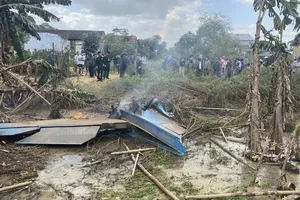 Chiếc máy bay Su-22 rơi ở Quảng Nam thuộc biên chế Sư đoàn Không quân 372 đóng tại Đà Nẵng. Ảnh: TN