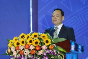 Phó Thủ tướng Chính phủ Trần Lưu Quang phát biểu tại buổi lễ. Ảnh: THANH NHẬT