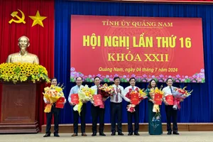 Quảng Nam công bố nhân sự 3 Uỷ viên Ban Thường vụ Tỉnh uỷ. Ảnh: TN