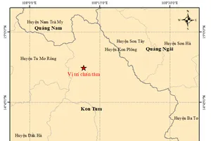 Quảng Nam xảy ra 2 trận động đất liên tiếp