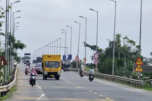 Thông xe cầu Câu Lâu mới qua Quảng Nam từ 12 giờ 28-3