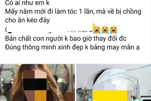 Vợ nhuộm tóc, chồng cầm kéo cắt khiến chảy máu đầu
