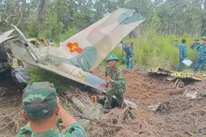 Những hình ảnh đầu tiên về chiếc máy bay Yak-130 rơi ở Đắk Lắk