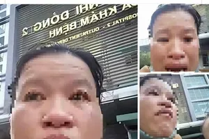 Đưa người phụ nữ ôm con khóc trước bệnh viện về TP.HCM thực nghiệm hiện trường