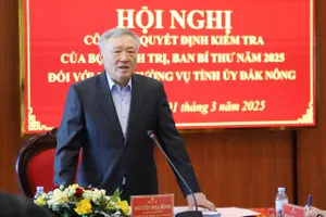 Bộ Chính trị, Ban Bí thư công bố quyết định kiểm tra tại Tỉnh ủy Đắk Nông