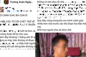 Thông tin cho người đi nhờ xe rồi bị bắt cóc, tống tiền là bịa đặt