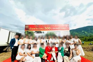 Thực hư việc Công ty Trần Kim Huyền xây 300 căn biệt thự tặng 'thủ lĩnh' bán hàng