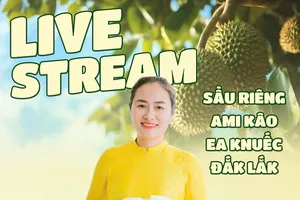 Nữ bí thư xã ở Đắk Lắk sẽ livestream bán sầu riêng giúp bà con