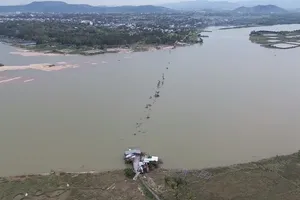 Người dân góp tiền làm lại cầu Ông Cọp - cầu gỗ dài nhất Việt Nam