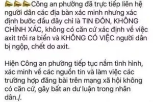 Công an lên tiếng về thông tin 10 người chết do dính axit khi lặn vớt tôm hùm