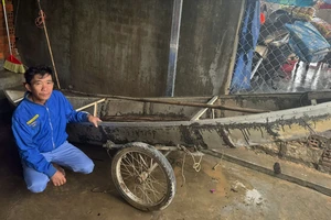 Dùng ghe cắt cỏ cho bò cứu sống hơn 40 người ở vùng lũ Hòa Thịnh