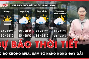 Dự báo thời tiết 15-4: Nắng nóng gia tăng diện rộng trên cả 3 miền