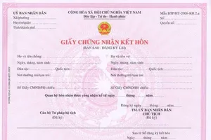 Xé giấy đăng ký kết hôn có bị xử phạt?