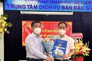 Trung tâm dịch vụ đấu giá tài sản TP.HCM có tân giám đốc