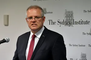 Thủ tướng Úc Scott Morrison phát biểu tại Sydney hôm 15-12. Ảnh: REUTERS